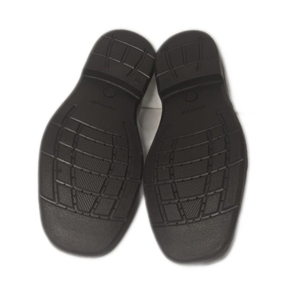 Geox J Federico N Kids Leather Slip On Shoe Black - Picture 7 of 11